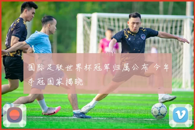 国际足联世界杯冠军归属公布 今年夺冠国家揭晓
