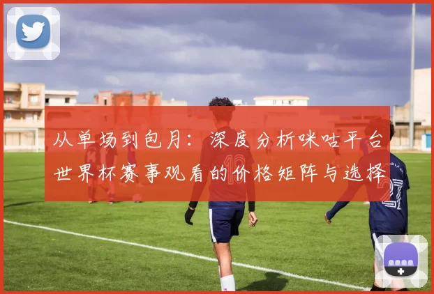 从单场到包月：深度分析咪咕平台世界杯赛事观看的价格矩阵与选择策略